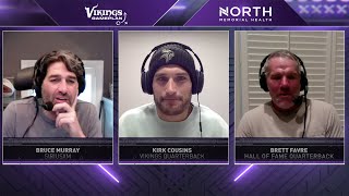 Kirk Cousins Joins Brett Favre to Talk About Win Over Green Bay Packers & Justin Jefferson's Impact