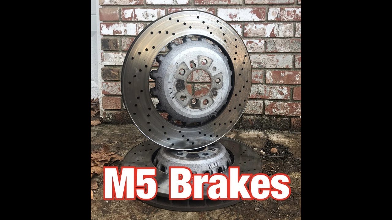SHW Performance Cross-Drilled Lightweight Right Rear Brake Rotors - BMW M5 5.0L 06-10 main image 0