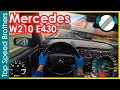 Mercedes Benz E430 T w210 (1999) POV Top Speed Autobahn #FullSend