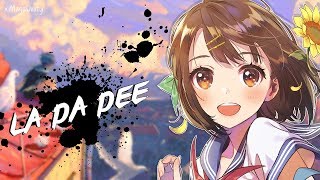 Nightcore - La Da Dee | Lyrics Resimi