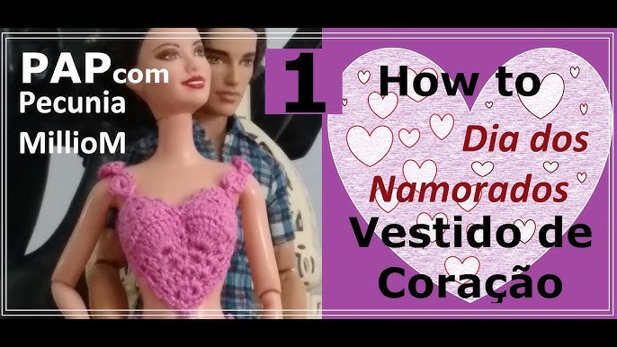 How to Make Doll Bed Cushion Part 1 - Blouse - Bed Doll - Crochet Barbie  With Pecunia Milliom 