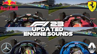F1 23 Gameplay: NEW ENGINE SOUND COMPARISON (All 4 Engine Manufacturers)