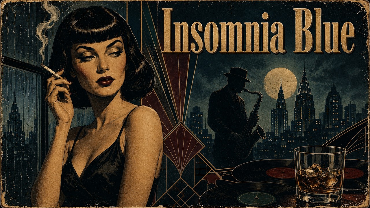 Insomnia Blue | Dark Jazz & Trip-Hop Noir for Sleepless Nights