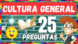 ¿Te atreves a responder esta trivia de 25 PREGUNTAS DE CULTURA GENERAL? Sí mi capitán  Test/Examen