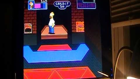 Mame Konami The Simpsons Arcade Game PlayThrough Part 2.MOD
