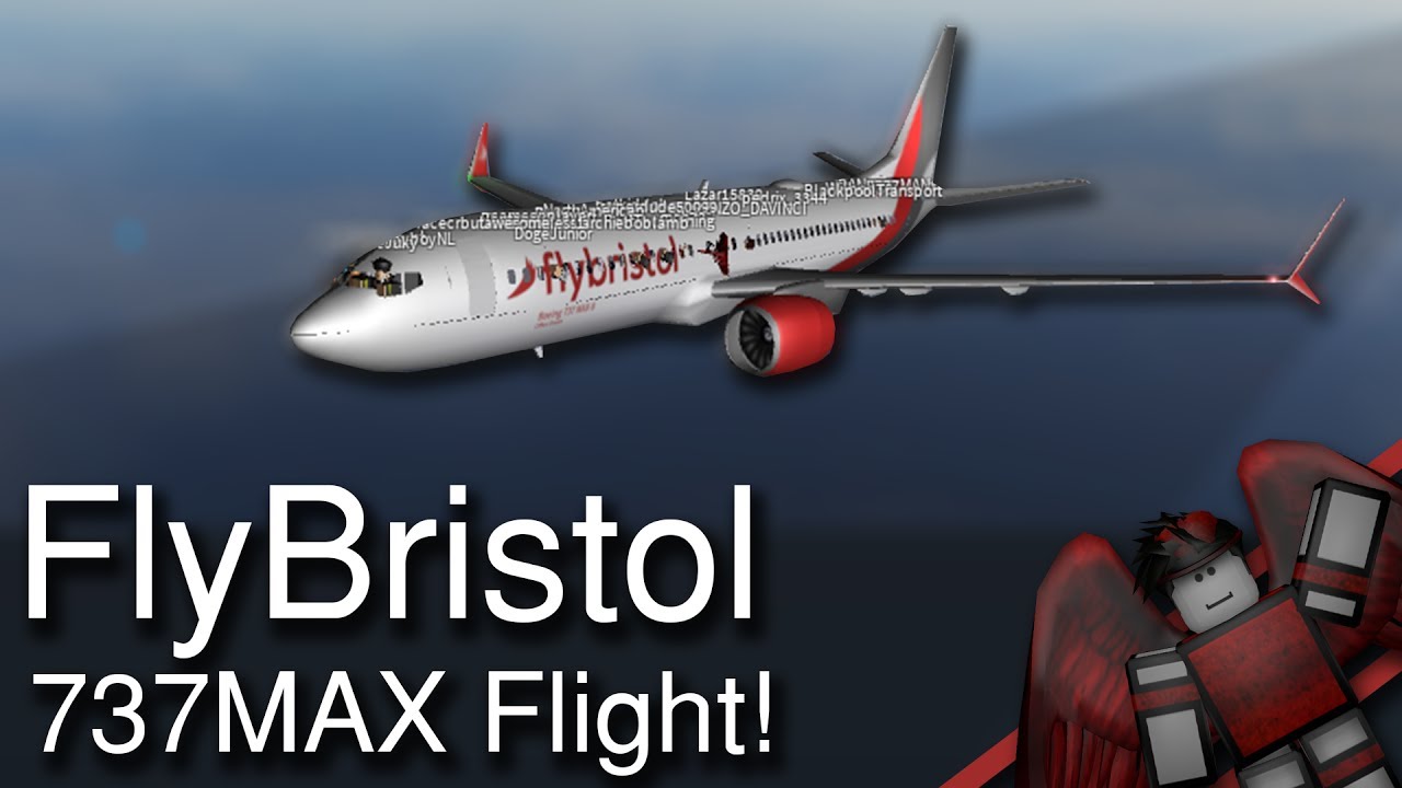 Flybristol 737max Flight Roblox Youtube - 737 max roblox