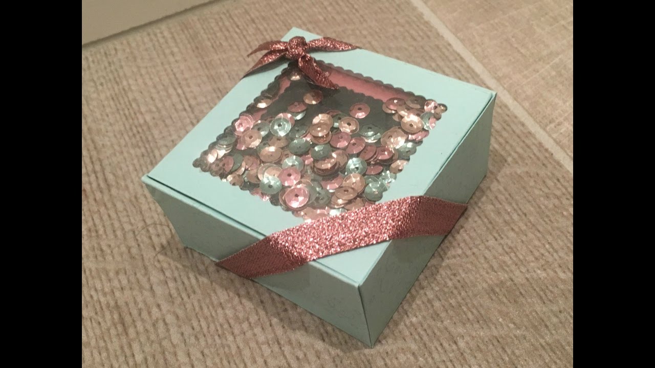 stampin up sale a bration 2019 Shaker Lid Gift Box Video Tutorial with Stampin' Up Products