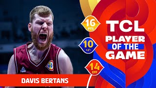 Davis Bertans (16 PTS) | TCL Player Of The Game | ESP vs LAT