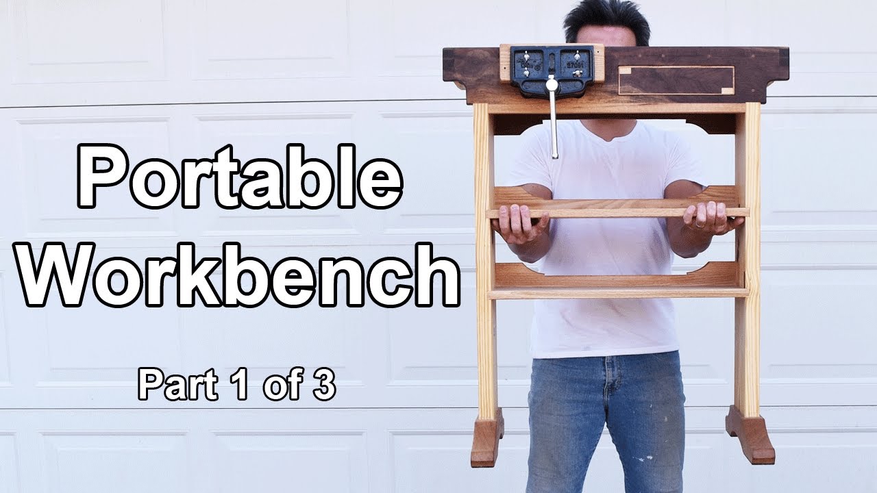 How to Build a Portable Woodworking Workbench - Part 1 of ...