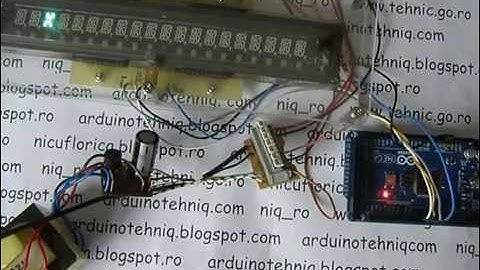 afisaj VFD FG209M2 cu MAX6921 si Arduino