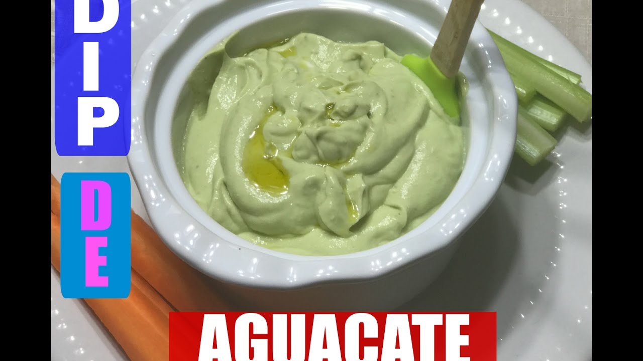 DIP DE ACUACATE, CREMA DE AGUACATE, PARA UNTAR.