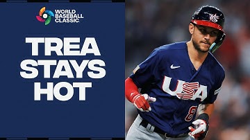 US of TREA! Trea Turner hits ANOTHER homer for Team USA!