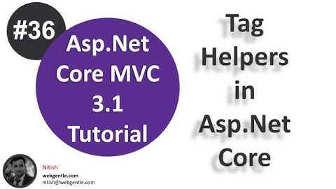 (#36) Tag helpers in asp.net core | Asp.Net Core tutorial