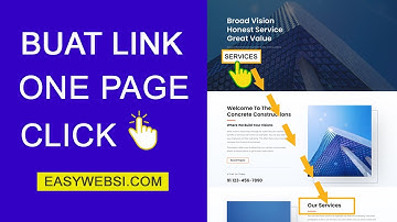Cara Buat Link One Page Click Website Dengan Elementor