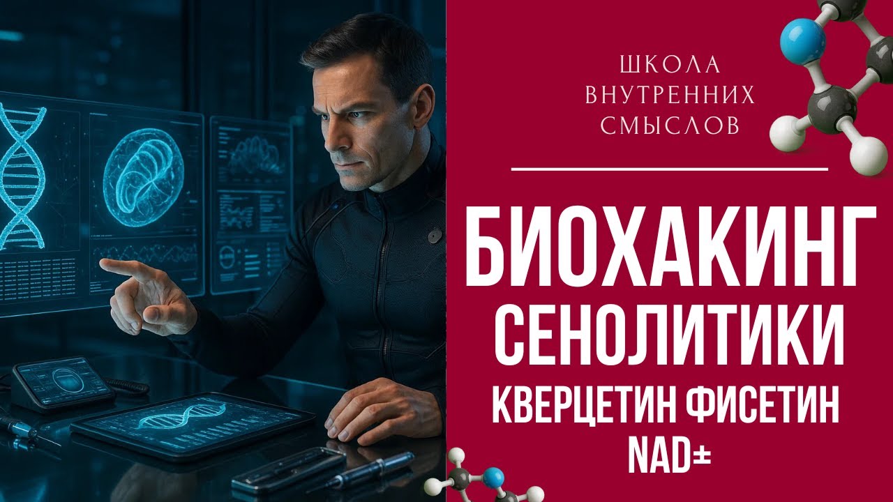 Наука молодости: как работают сенолитики, пептиды и NAD+ | Биохакинг IM School