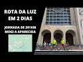 Rota da luz  mogi a aparecida de bike em 2 dias