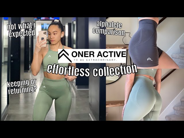 ONER ACTIVE EFFORTLESS COLLECTION TRY ON HAUL  honest review, sizing  issues, brand comparisons 