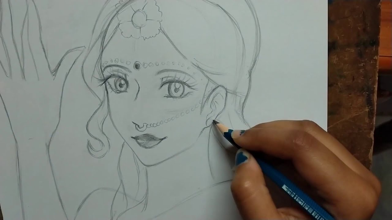 Kartdiary  Radha krishna anime painting  Rate this painting   Facebook