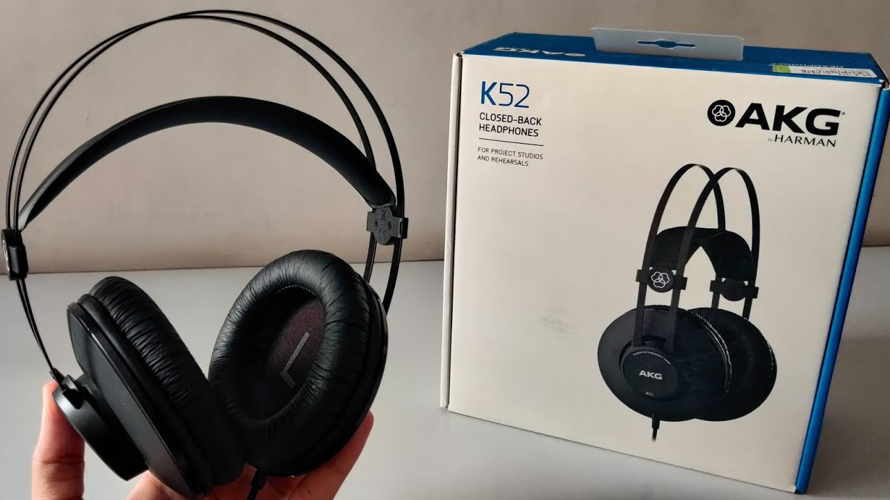 AKG K52 Headphones Closed Back Studio Headphones