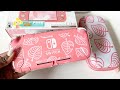 Animal crossing special edition nintendo switch lite unboxing  isabelles aloha edition