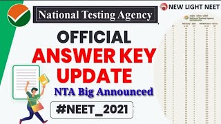 NEET UG Exam answer key today INeet 2021 today latest newsINEET 2021Re-Exam news