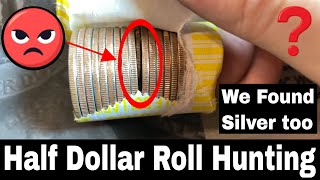 Another Half Dollar Coin Roll Hunting Adventure - Looking for Silver