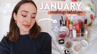 January Makeup Bin + GRWM | Shop My Stash! 🌹