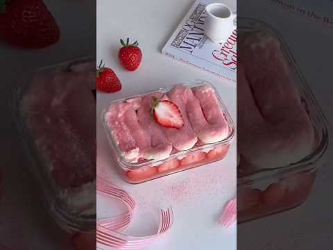 Making Strawberry Tiramisu || A Fun Summer Twist On A Classic Italian Dessert || Cooking ASMR Videos