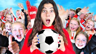 MEGA CHAOS MET CELINE TIJDENS VOETBALWEDSTRIJD! *CREATORS FC* #565