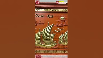 Đồng Hồ Thuận Buồm Xuôi Gió - Ngang 108, cao 48, ván dày 4 cm | Tranh gỗ Vạn Đạt