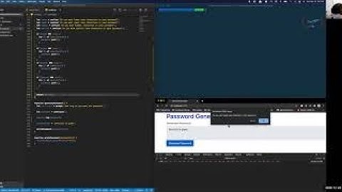 Coding Challenge - Password Generator (Time-lapse)