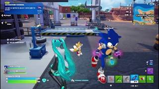 Sonic and Hatsune Miku and Tails join forces Fortnite 8/20/26