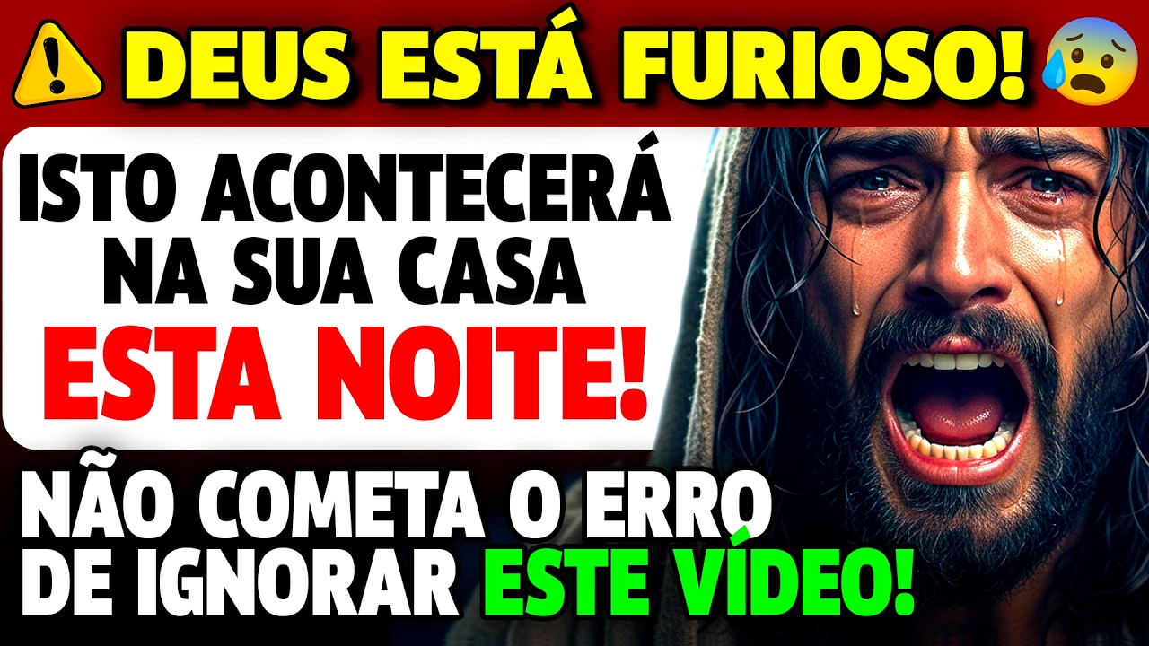DEUS DIZ: MINHA PACIÊNCIA ACABOU! IGNORE ISSO E PERCA TUDO... O MOMENTO É AGORA OU NUNCA!
