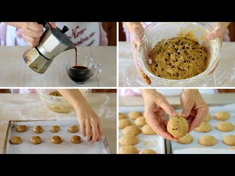 BISCOTTI AL CAFFE' Ricetta Facile - Homemade Coffee Cookies Easy Recipe