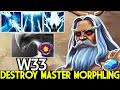 W33 [Zeus] Power of God Destroy Master Morphling Mid Lane Dota 2