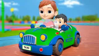 Wheels On The Taxi Go Round And Round + More Baby Songs And Cartoon Videos by Little Treehouse - BabyMagic  Nursery Rhymes 111,975 views 4 months ago 45 minutes