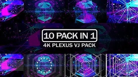 4K Plexus VJ Pack | Motion Graphics - Videohive template
