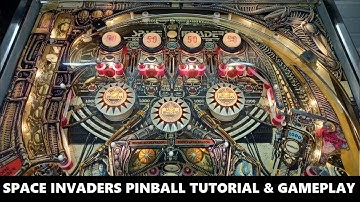Space Invaders Pinball Tutorial & Gameplay (Bally 1980)