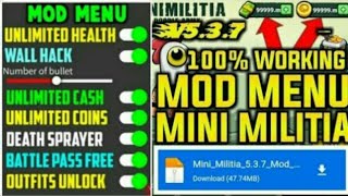 Mini Militia Mod Menu V5.3.7 | Mini Militia Advanced Mod Menu |