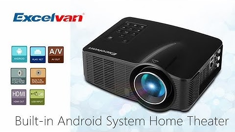 [Hot selling ]Excelvan 1500 Lumens 1080P HD Home Theater LED Projector
