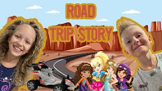 Road trip story | POLLY POCKET play toys | Remote control car