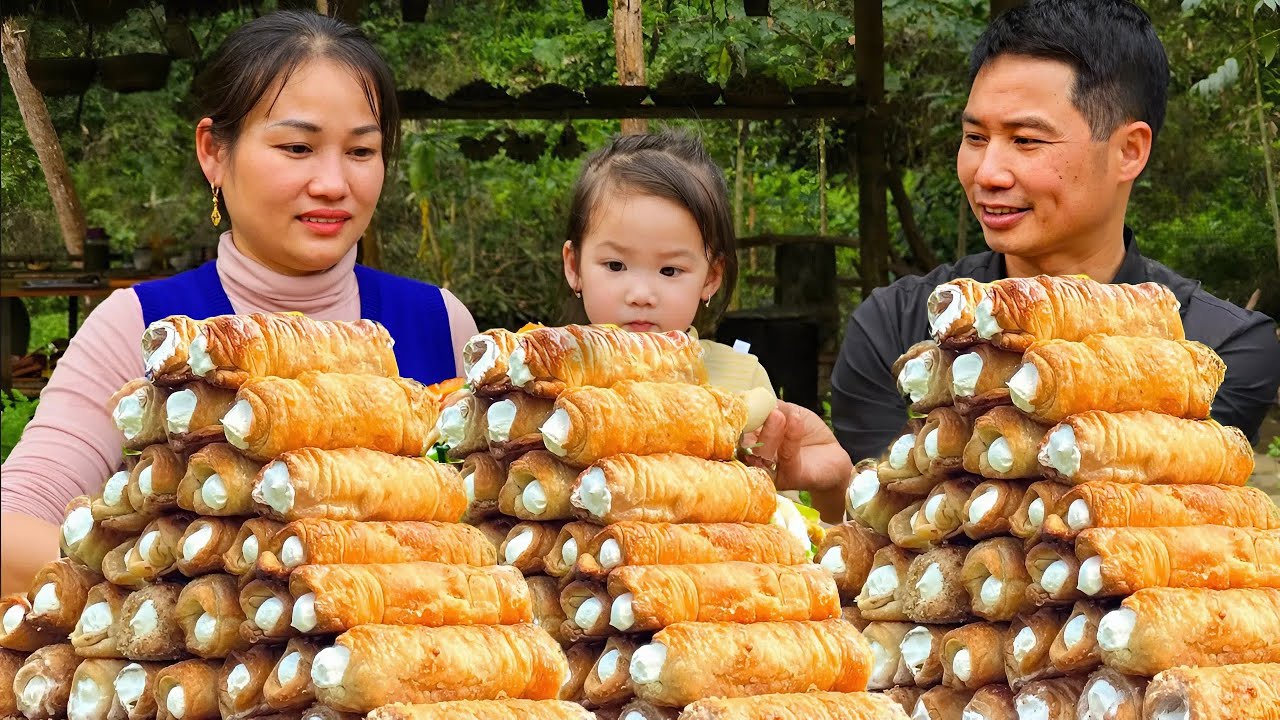 Making Melted Cheese Hotdog - Husband TAN Gave a New MakeUp Table - Cooking | Ly Phuc An