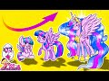 My little pony transformation  how did twilight sparkle grow up      