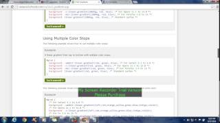 learn CSS3 Gradients Using Multiple Color Stops (tutorials) part 3