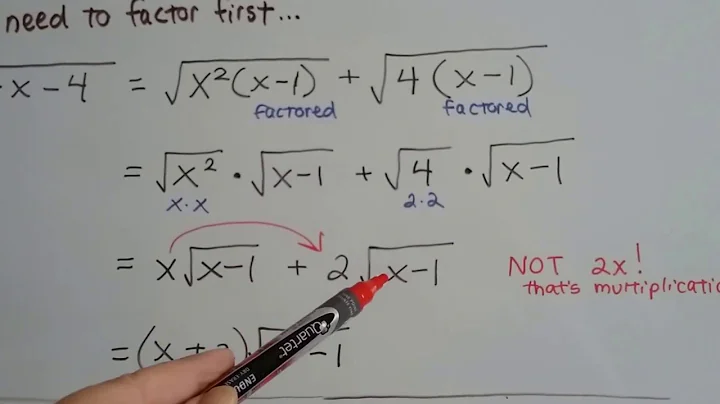 Algebra I #11.6a, Add or Subtract Radical expressions