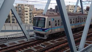 【東京メトロ東西線】様々な電車の荒川中川橋梁通過シーン集