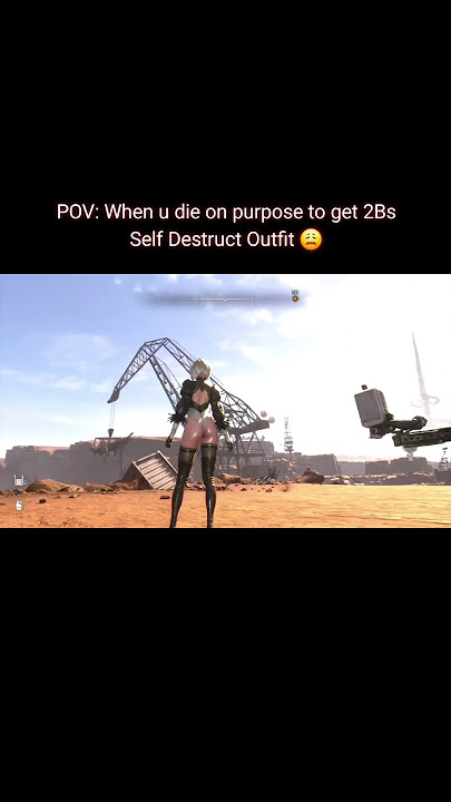 2Bs Self Destruct Outfit in Stellar Blade 😍