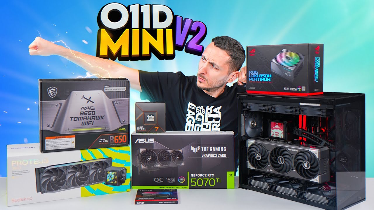 I'm Bored...Let's Build a Gaming PC in the new O11D Mini V2