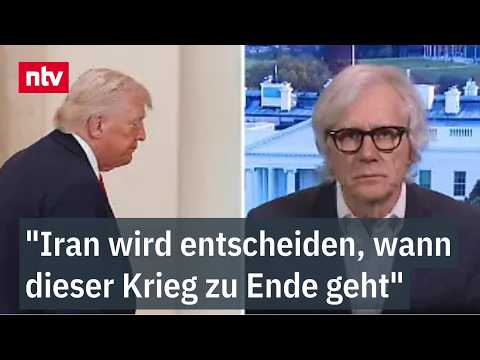US-Experte Kleim zu Trumps erratischem und zunehmend ziellos wirkendem Kriegskurs | ntv