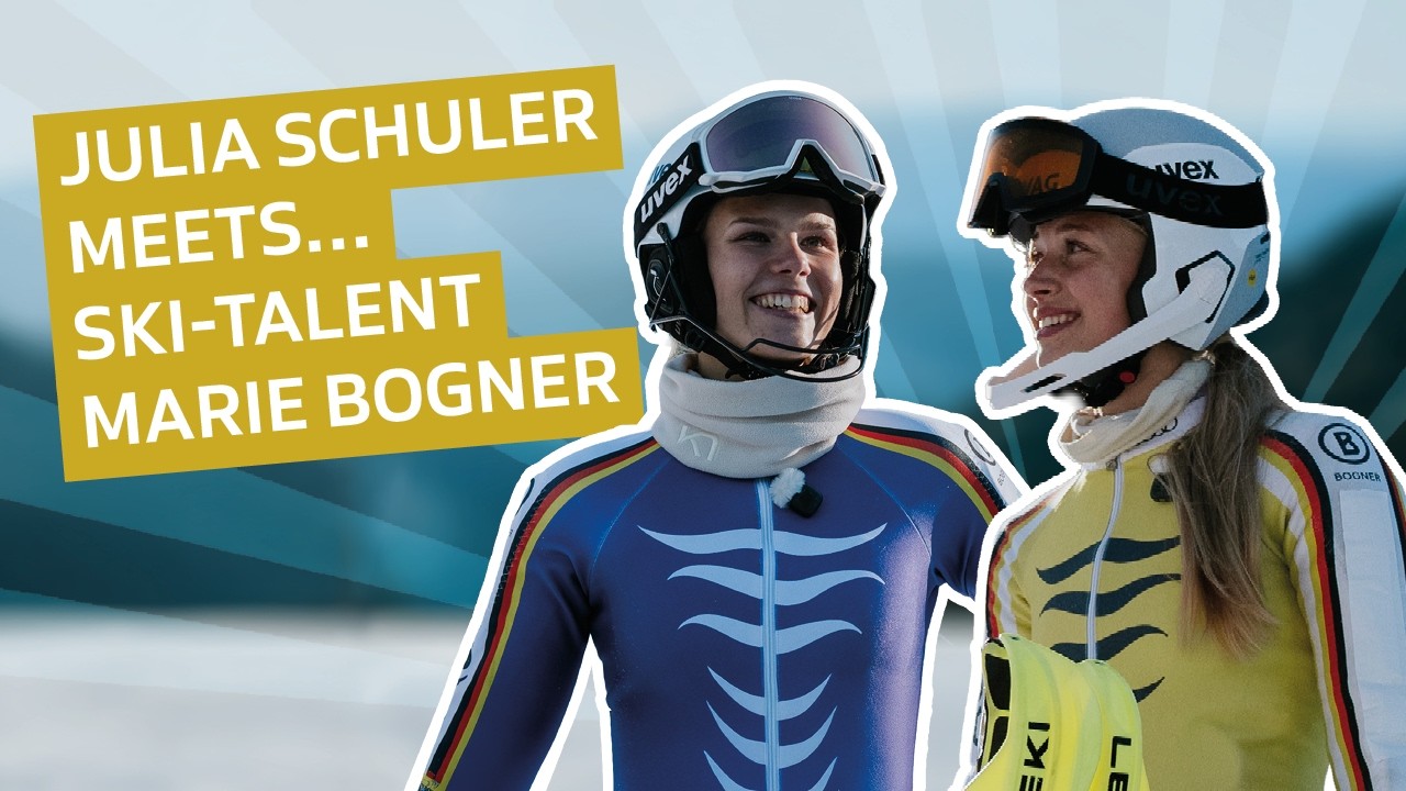 Herausforderung im Schnee: Julia Schuler & Marie Bogner geben alles beim ⛷️-Slalom I Generali & DVAG